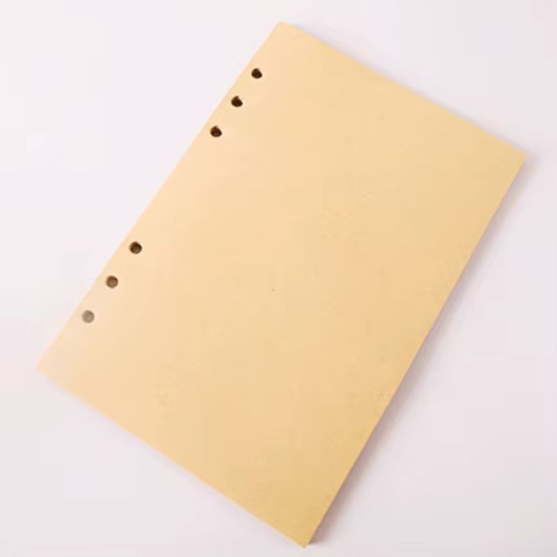 faux leather travel notebook - Perforated Leaves