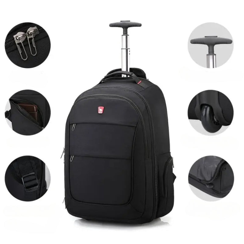 Rolling Backpack Suitcase