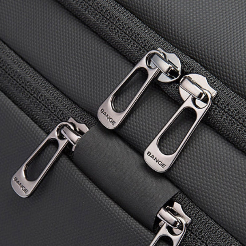men's sports travel bag close up zip closure - Grey - Gray - Black