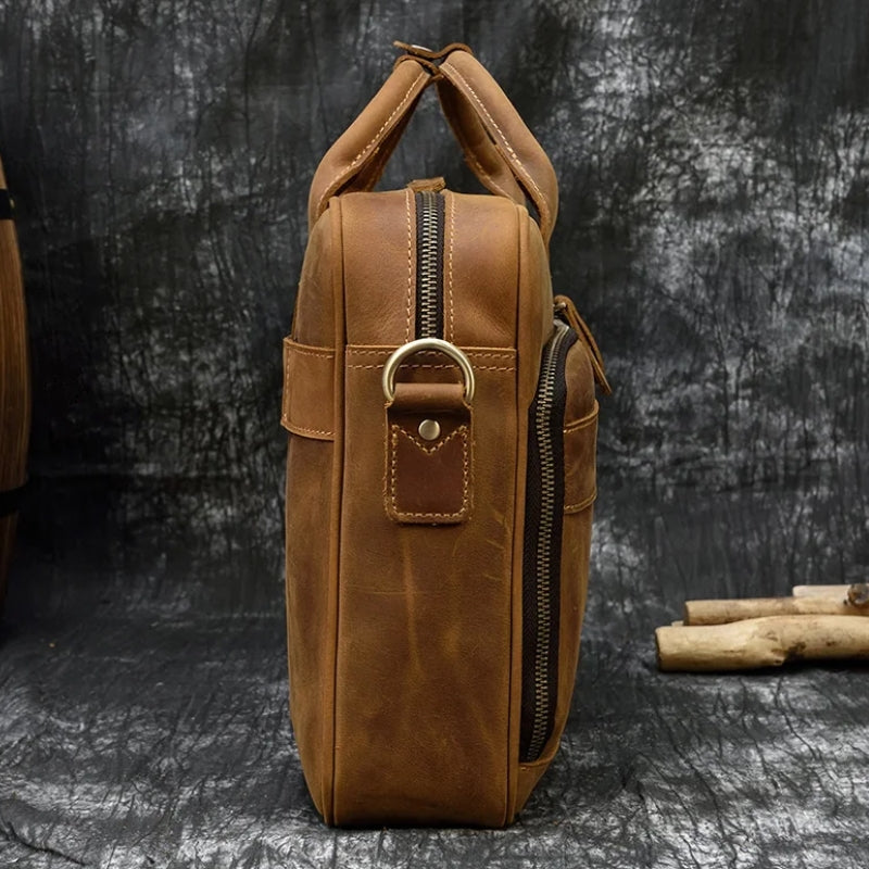 Men's Leather Laptop Bag