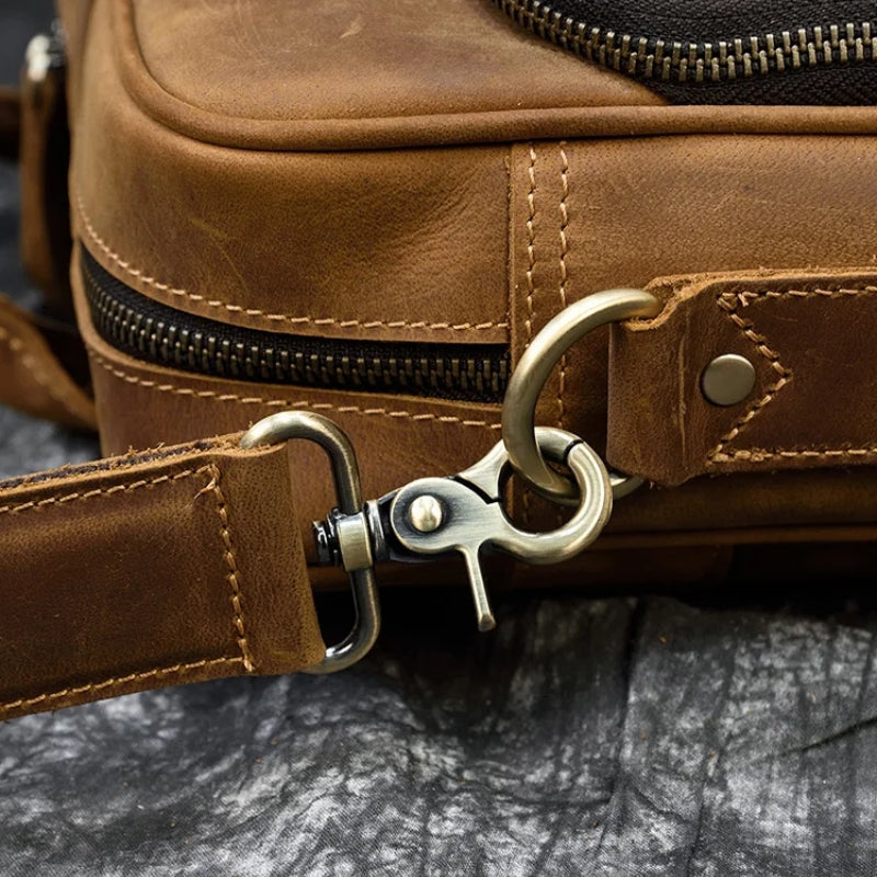 Men's Leather Laptop Bag
