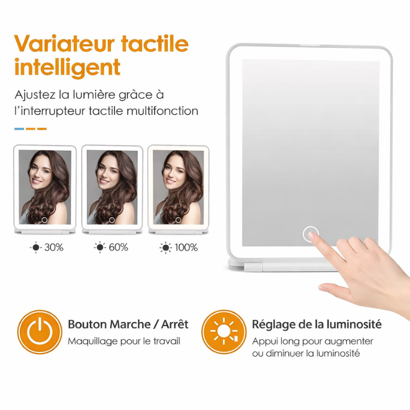 Portable LED Magnifying Mirror