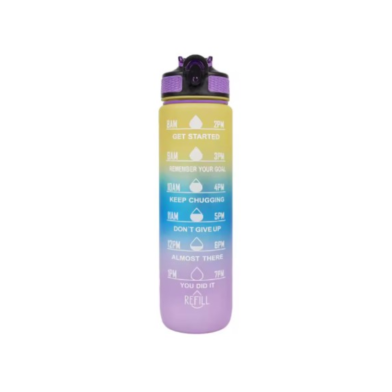 Water Bottle with Straw