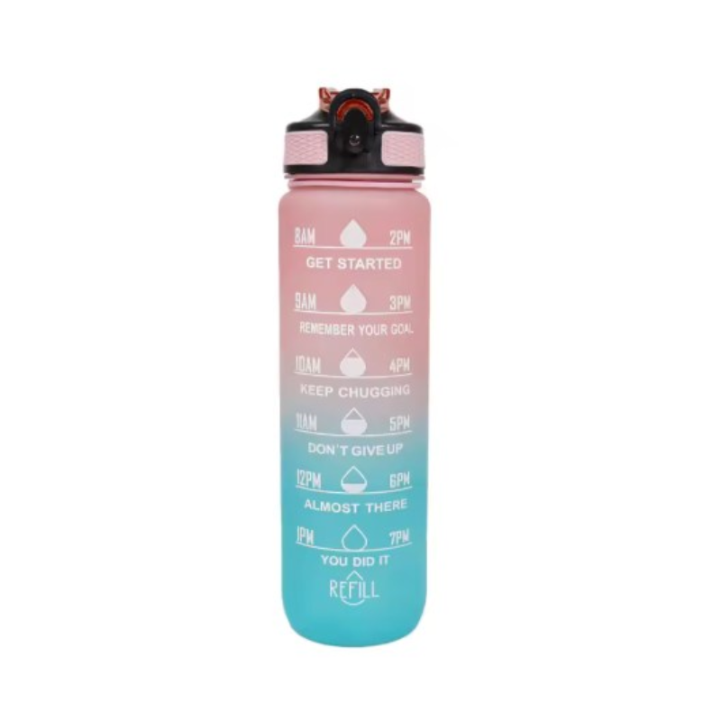 Water Bottle with Straw