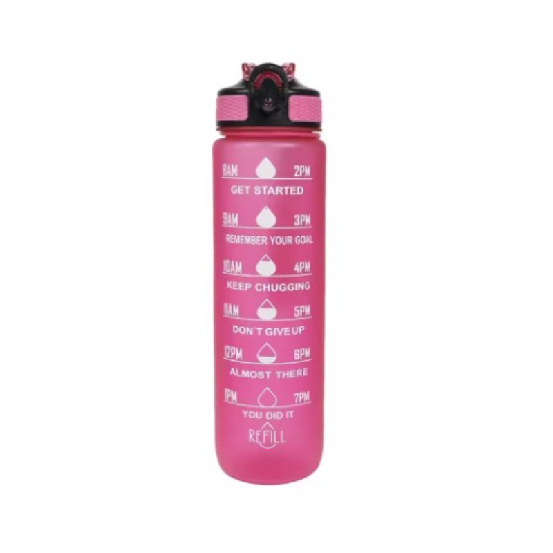 Water Bottle with Straw