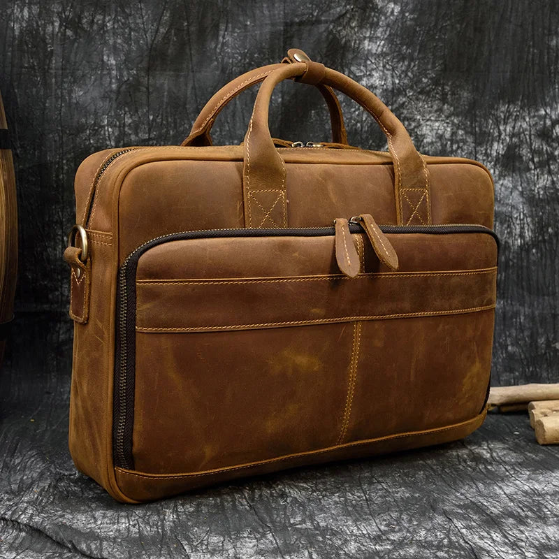 Men's Leather Laptop Bag