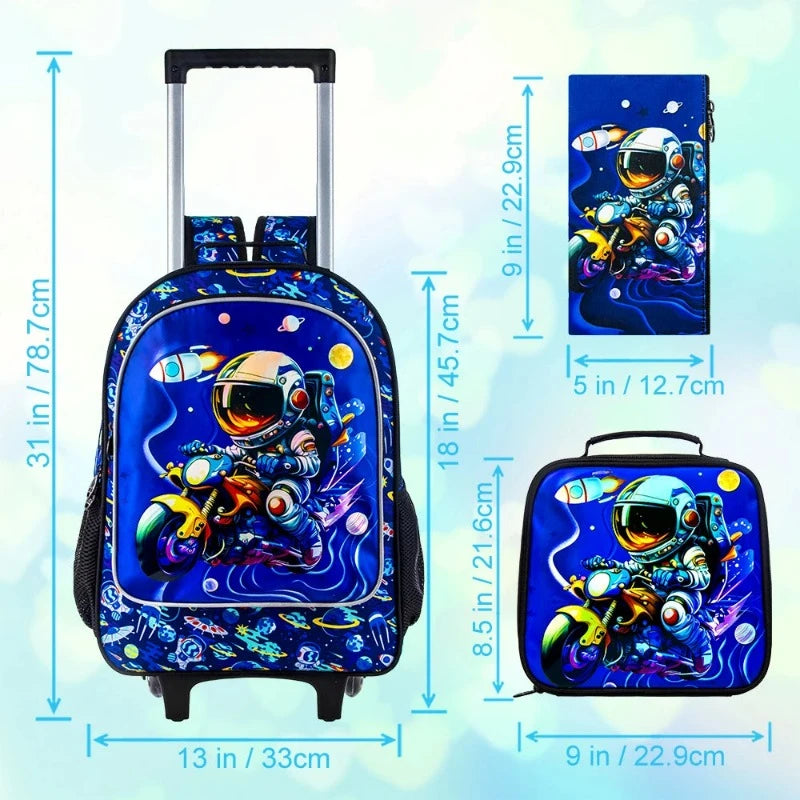 Children's Rolling Travel Backpack