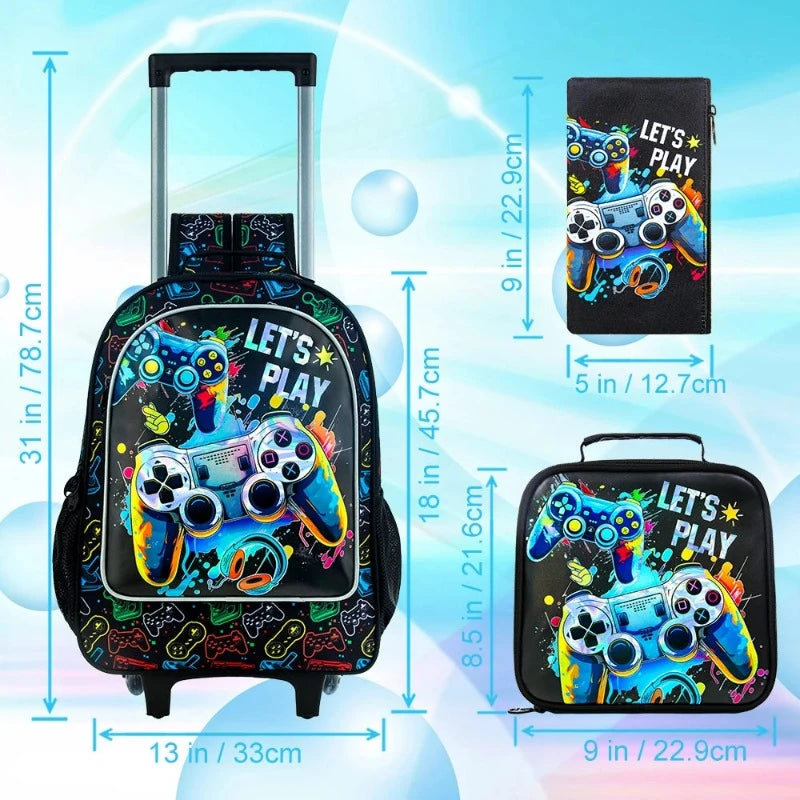 Children's Rolling School Backpack