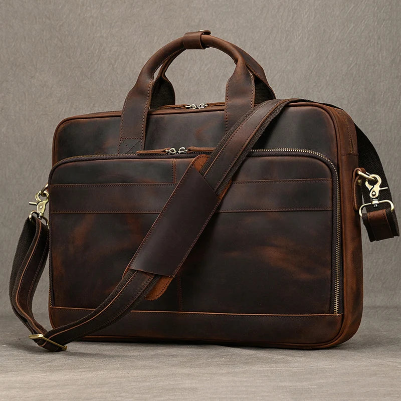 Men's Leather Laptop Bag