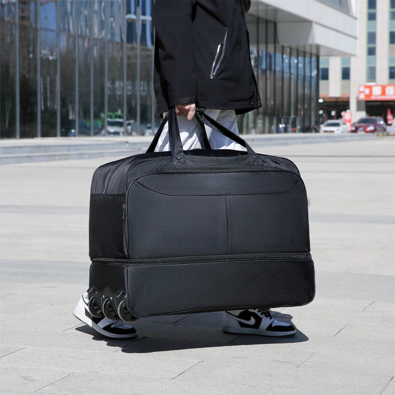 Unisex Rolling Travel Bag