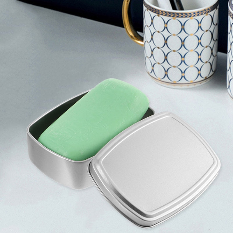 stainless steel soap box - Silver (Set of 2)