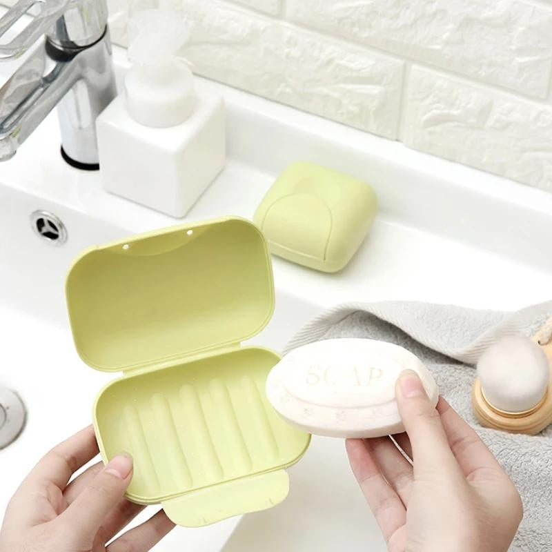 travel soap box - Pink - Blue - Fuchsia Pink - Green - White