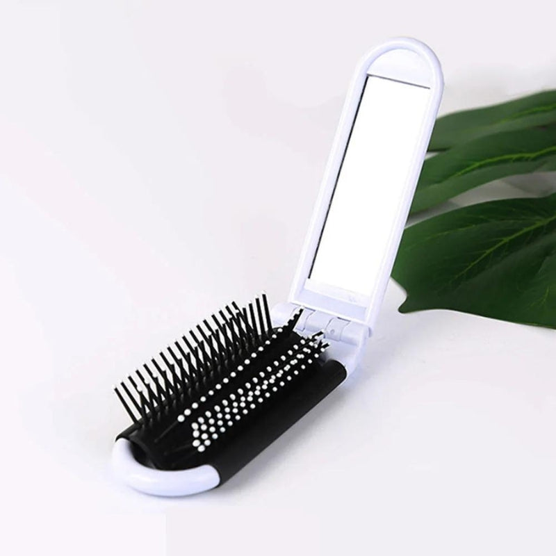 brosse à cheveux avec miroir