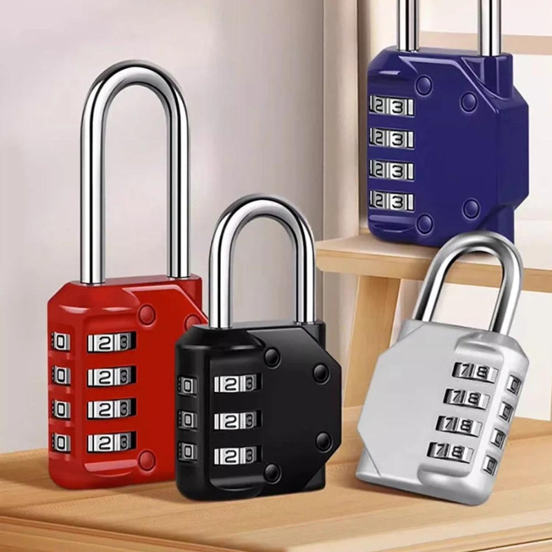 lock for airplane luggage - White - Black - Blue - Red
