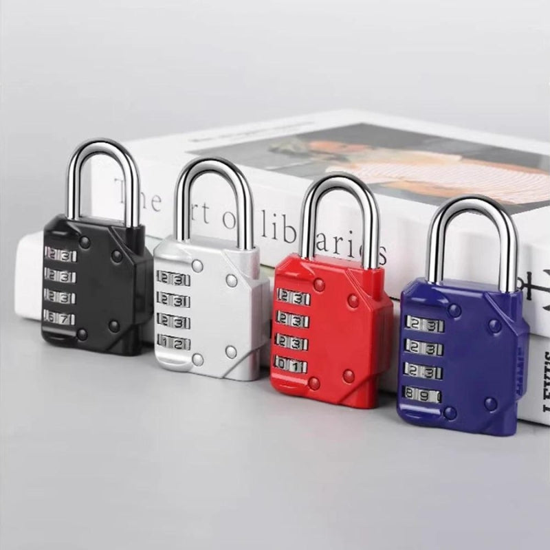 suitcase lock airplane - White - Black - Blue - Red
