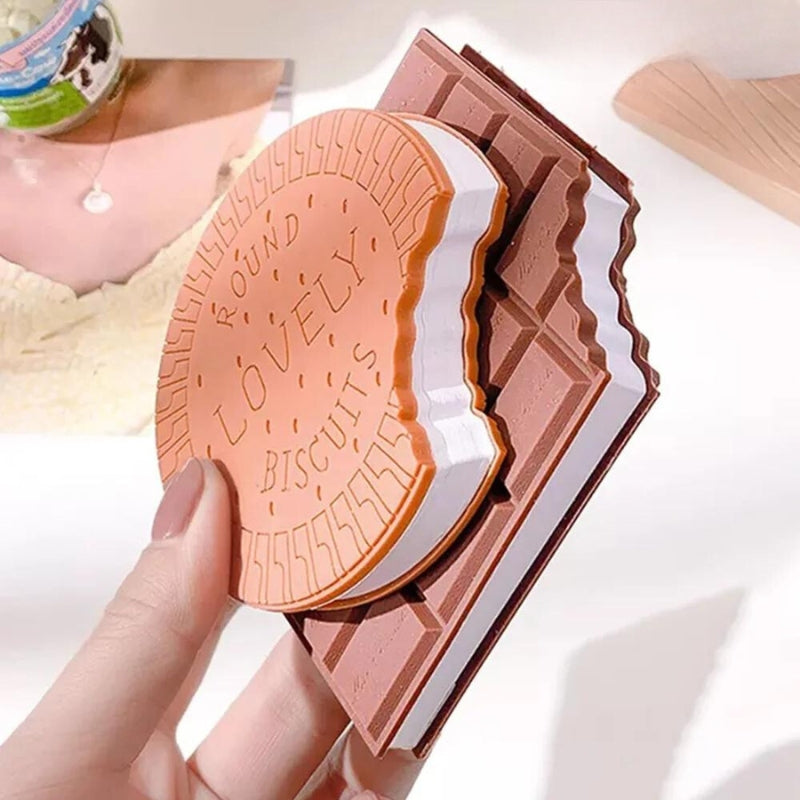 drawing travel notebook - Round Biscuit Shape - Chocolate Bar Shape