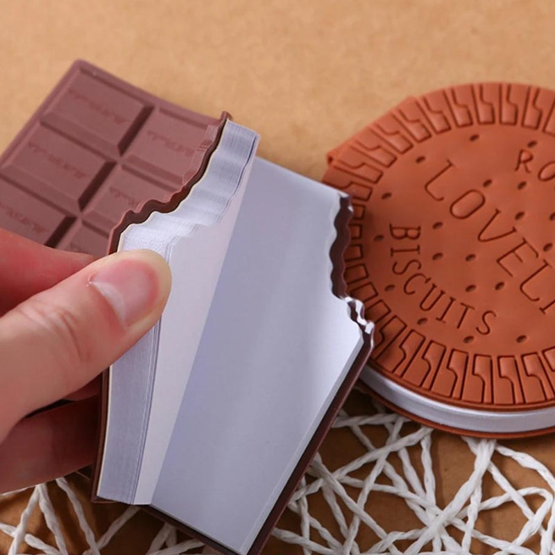 travel notebooks - Round Biscuit Shape - Chocolate Bar Shape