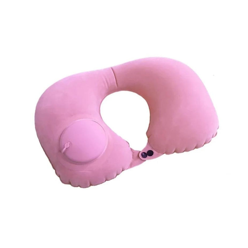 inflatable neck cushion - Pink