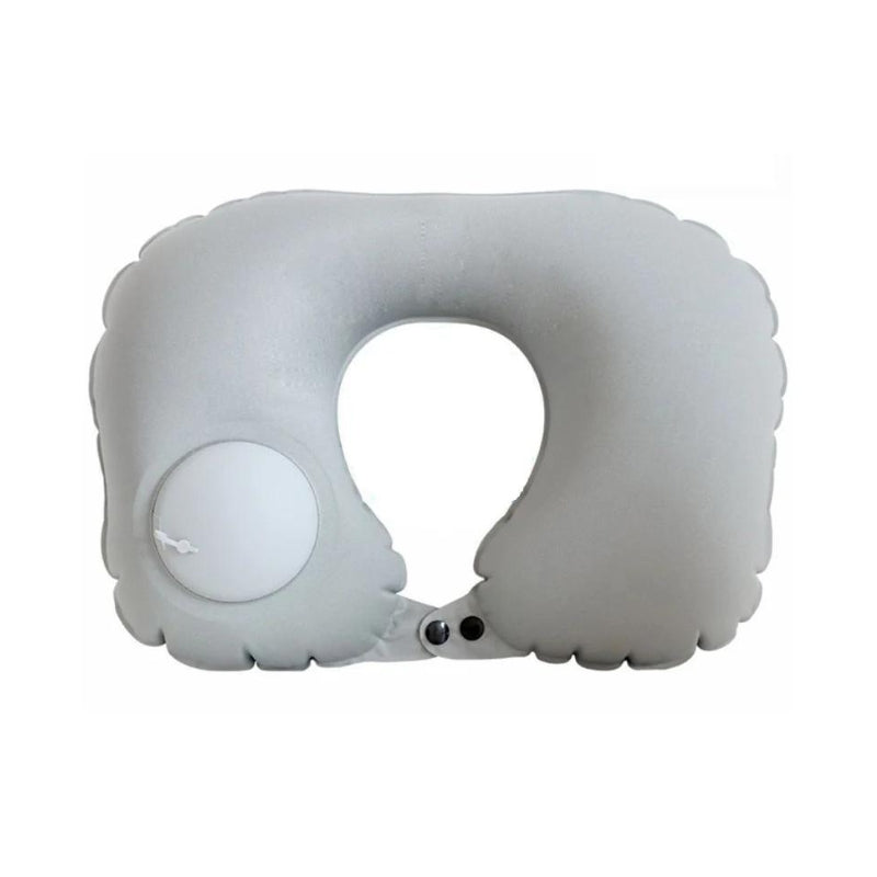 inflatable travel pillow - Grey - Gray