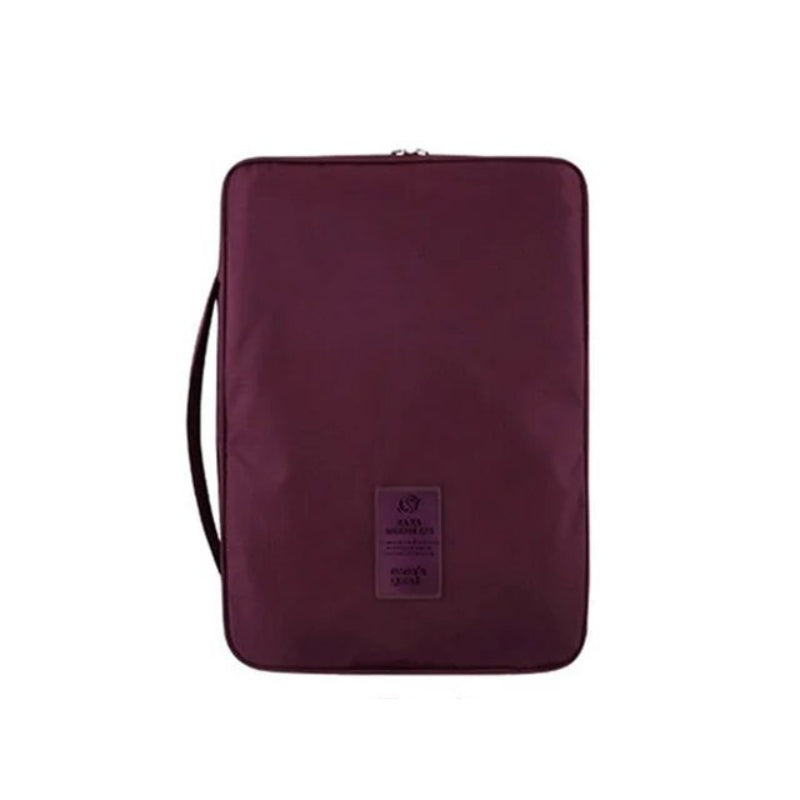 travel document holder for women - Brown