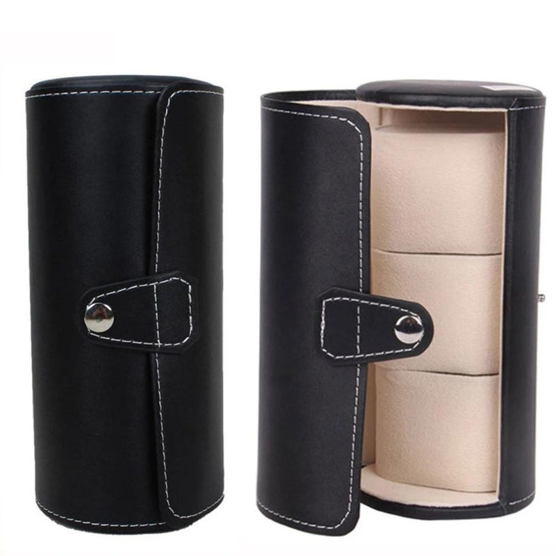 etui montre voyage cuir