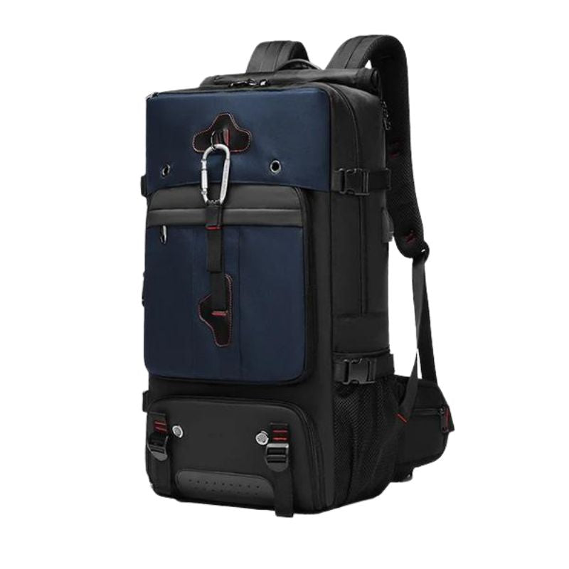 blue travel backpack - Blue