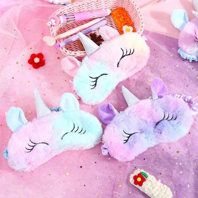 unicorn sleep mask - Pink - Purple - Blue
