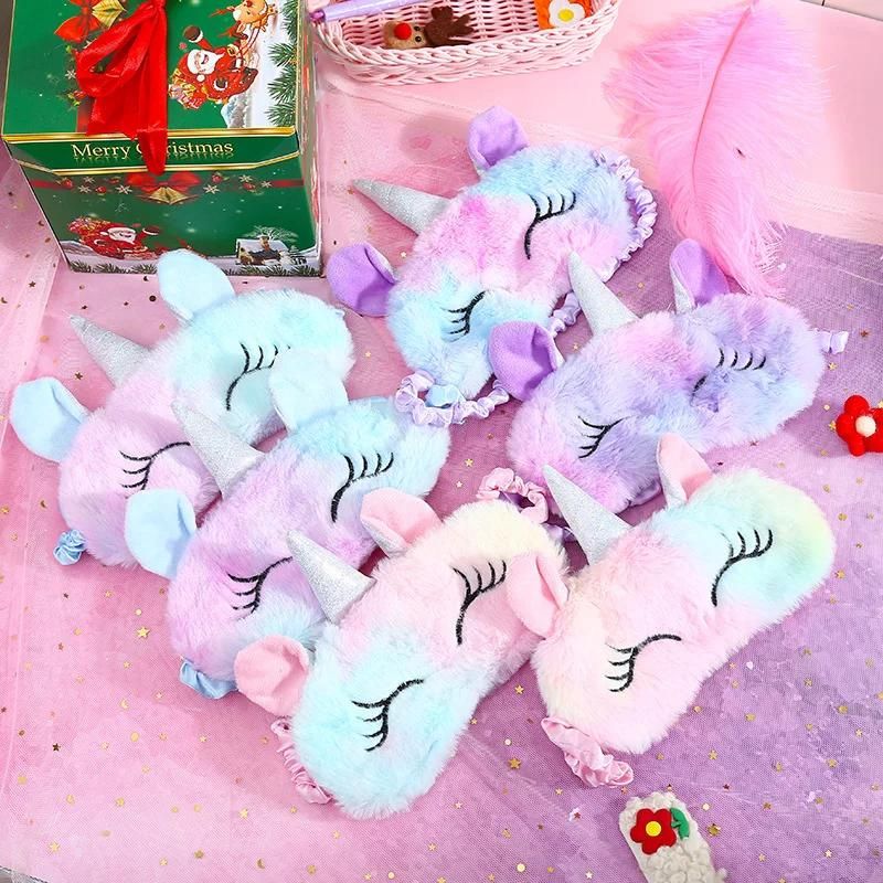 unicorn sleep mask - Pink - Purple - Blue
