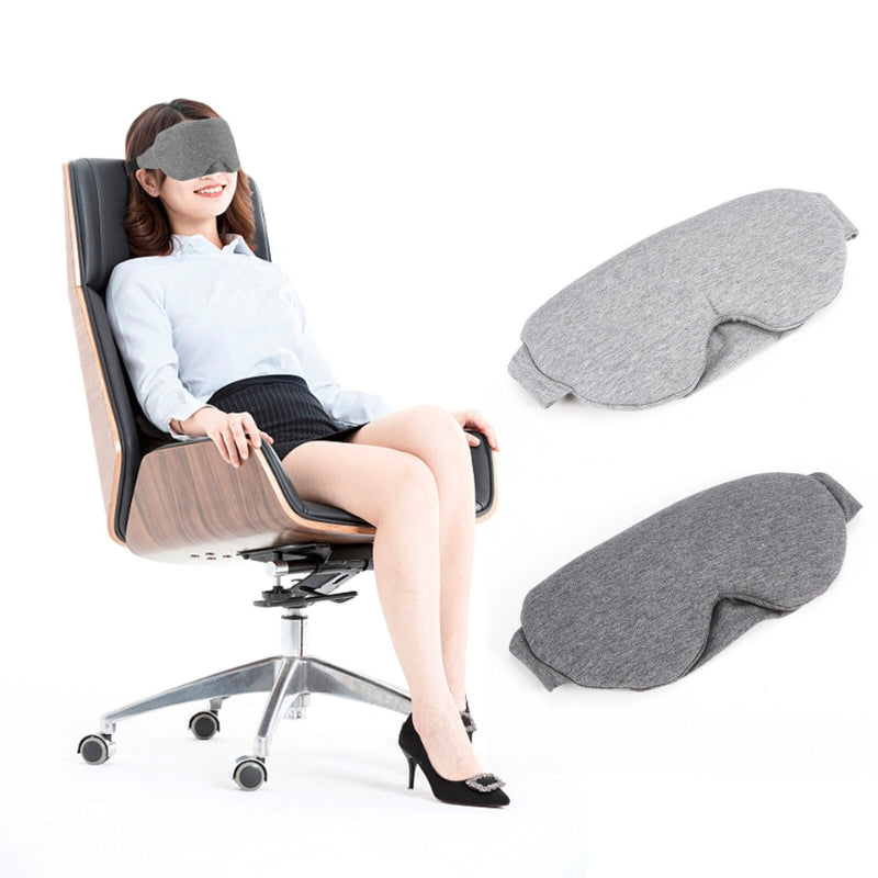 cotton night mask - Dark Grey - Dark Gray - Light Grey - Light Gray