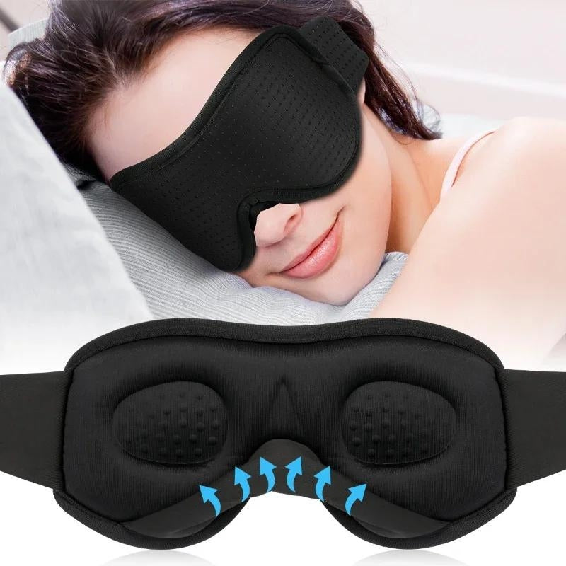 sleep eye mask - Green - Beige - Navy Blue - Black