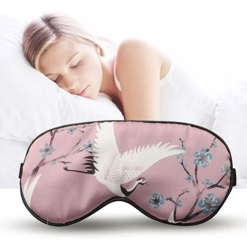 masque de sommeil soie femme