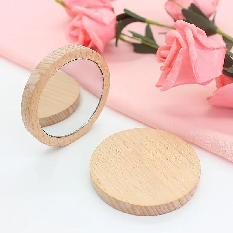 petit miroir de poche ancien