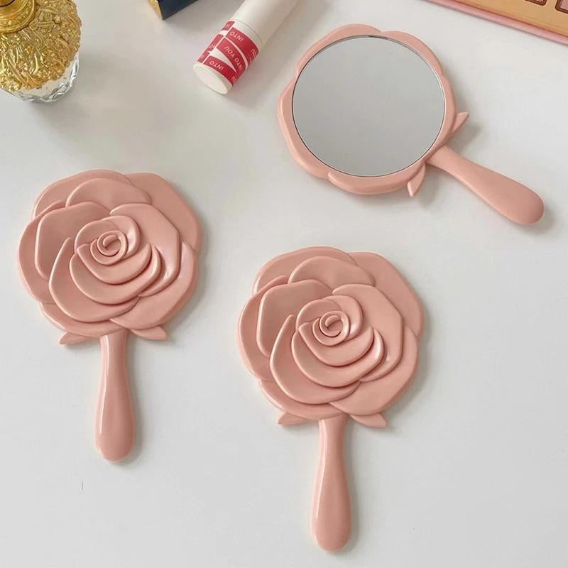 petit miroir rond de poche