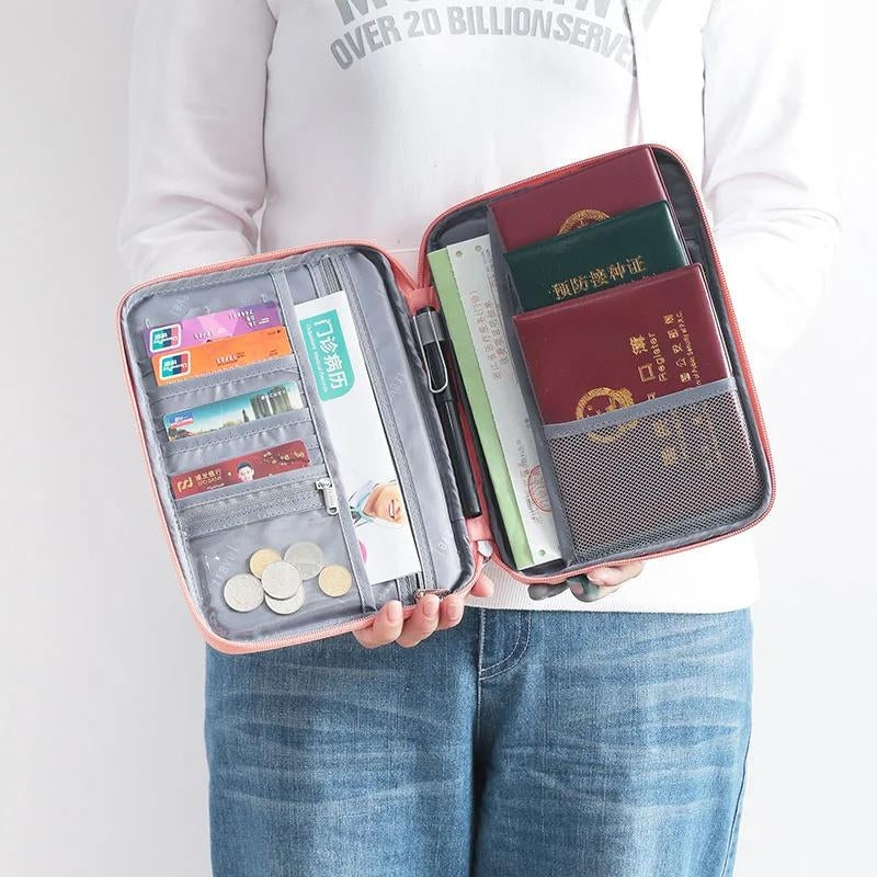 pochette pour documents de voyage