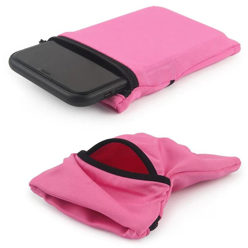 travel pouch for women - Black - Pink