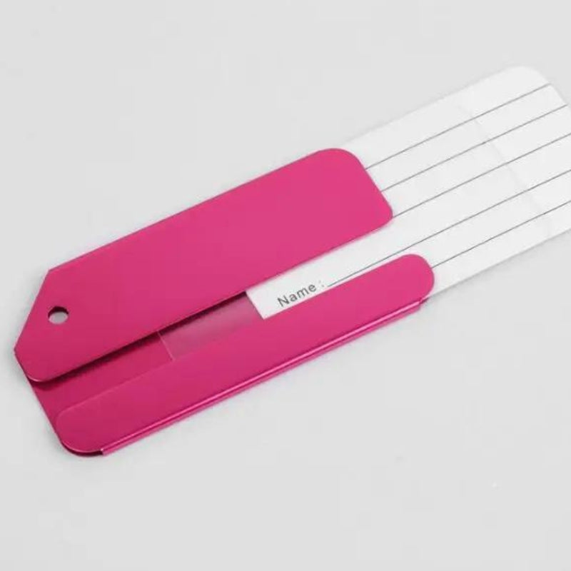 étiquette de bagage pour femme