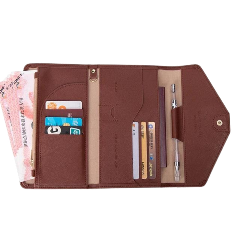 travel wallet - Brown