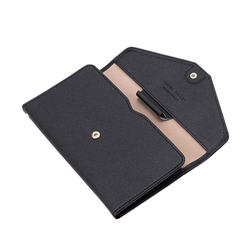 women's travel wallet - Green - Pink - Red - Black - Brown - Sky Blue - Blue