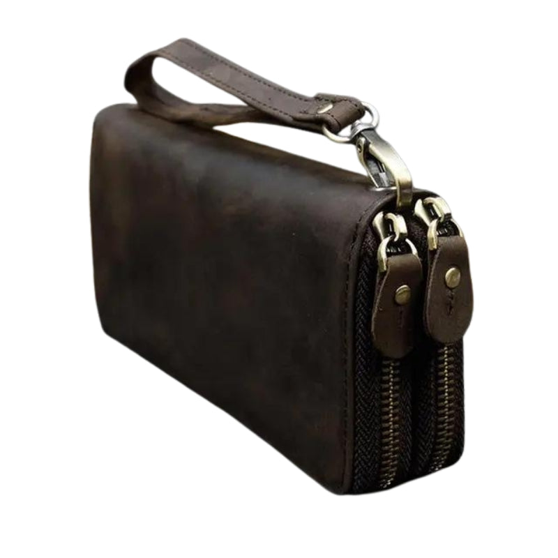 grand portefeuille en cuir homme