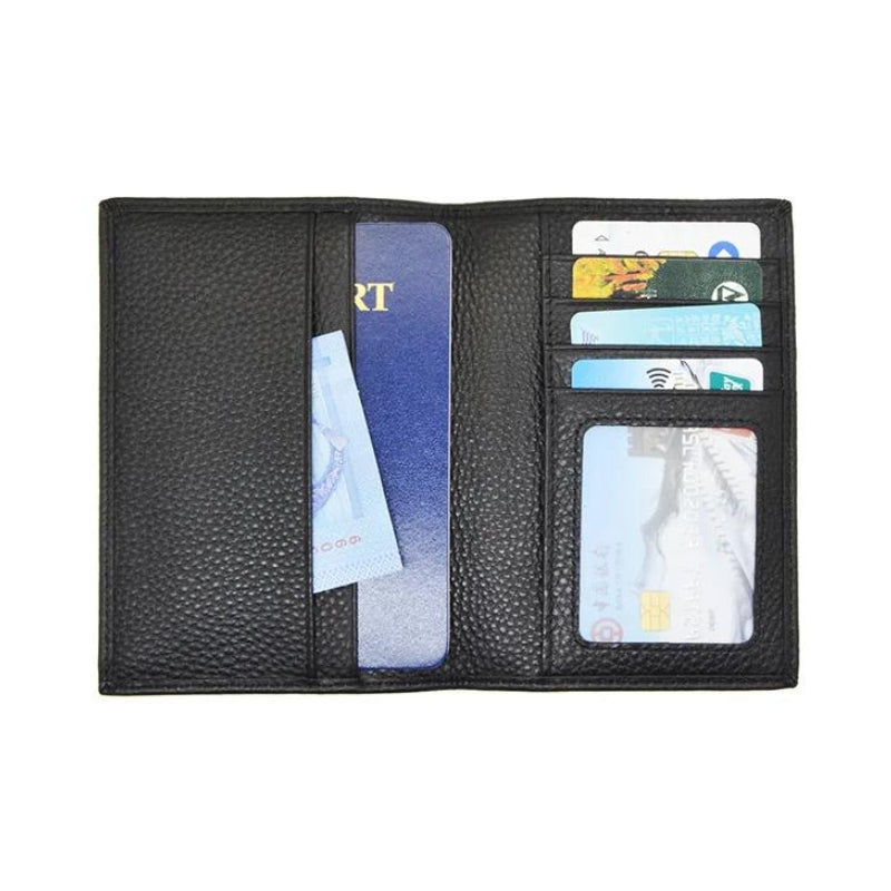 leather passport cover - Fuchsia - Black - Blue - Grey - Gray - Green - Pink - Red - Yellow