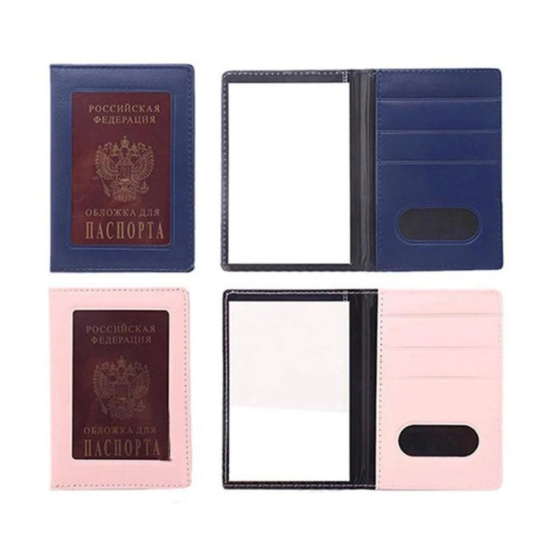 pochette passeport transparente