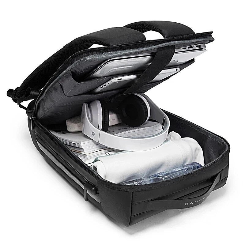 anti-theft backpack - Black - Grey - Gray - Blue - Camouflage