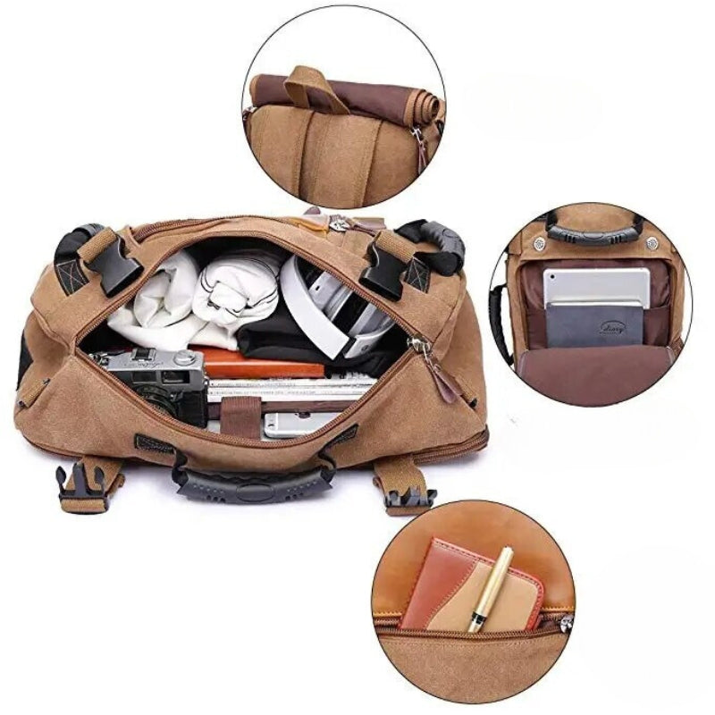 sac a dos voyage vintage