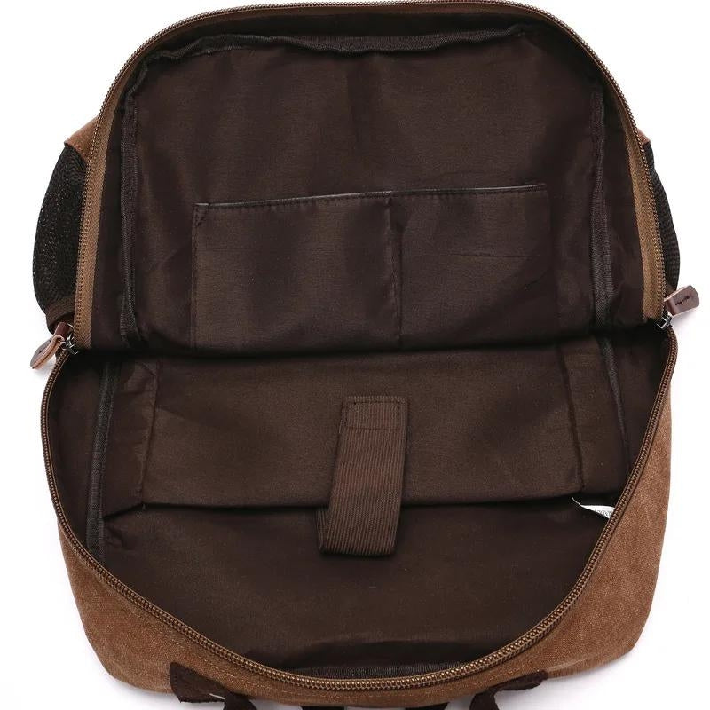 sac a dos toile vintage