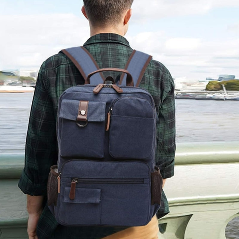 sac à dos toile vintage