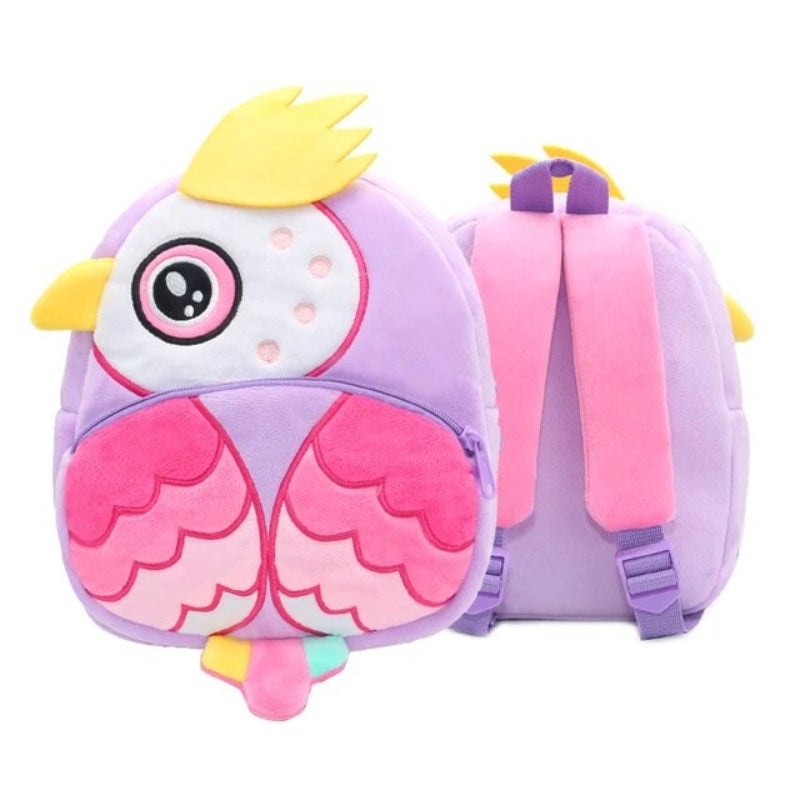 best child backpack - Purple Owl