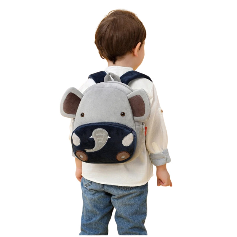 child backpack - Purple Unicorn - Butterfly - Penguin - Giraffe - Elephant - Rabbit - Unicorn - Dinosaur - Lion - Bee - Monkey - Hedgehog - White Cat - Black Cat - Purple Owl - Ladybird - Shark - Panda - Sheep - Alpaca - Cat - Zebra - Ram - Puppy - Tiger - Brown Owl - Leopard - Crocodile Fish - Dog - Hippopotamus - Fox - Raccoon - Pink Flamingo - Cow