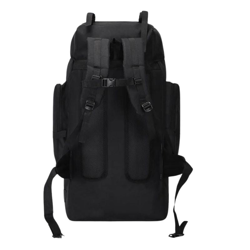 men's airplane travel backpack - Black 130L