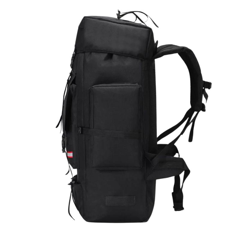 men's travel backpack - Black 130L