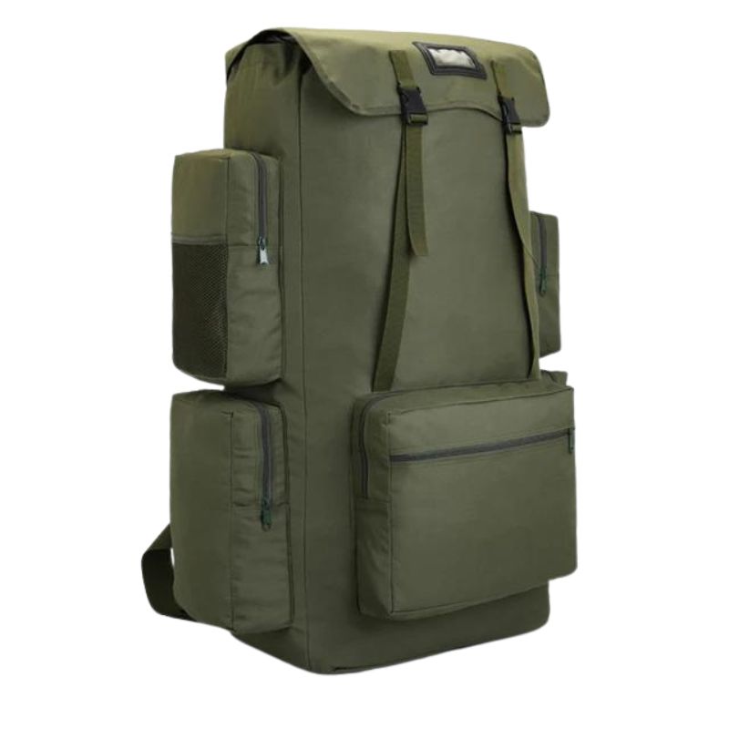 men's cabin travel backpack - Solid Green 130L